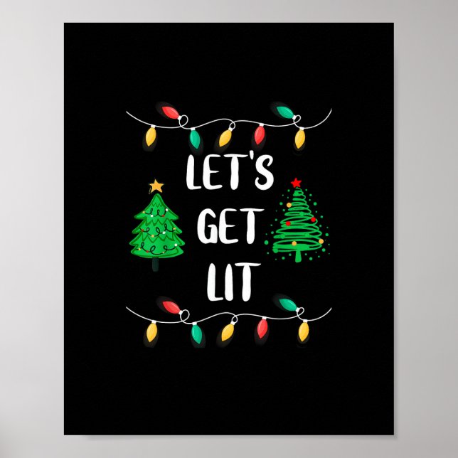 Affiche Amusants Faisons Lit Noël (Devant)