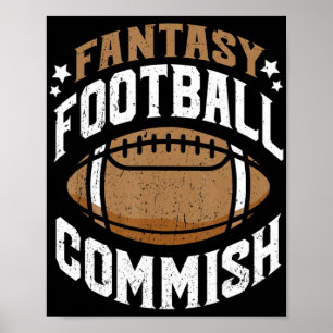 Affiche Amusants Imaginaire Football Commish Commissaire H