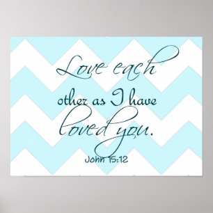 Affiche "Amuse-toi comme je t'ai aimé" Jean 15:12