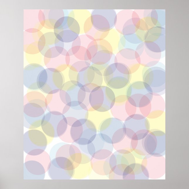 Affiche Amusement bulles pour la nurserie (Devant)