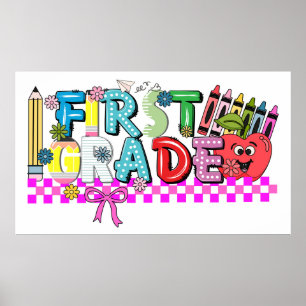 Affiche Amusement et Flair de Première Année Fantaisie