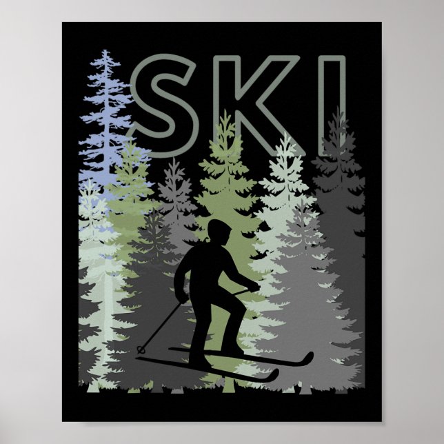 Affiche Amusement Mountain Adventure Ski Squad Winter Spor (Devant)