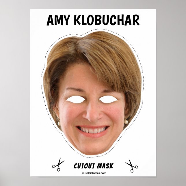 Affiche AMY KLOBUCHAR Halloween Mask (Devant)