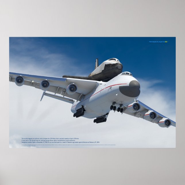 Affiche An-225 Mriya & Buran : légendes de l'espace (Devant)