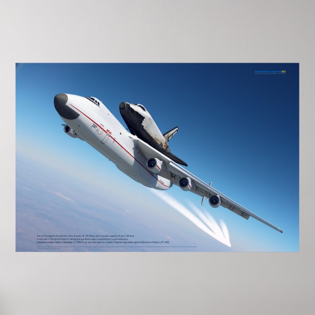 Affiche An-225 Mriya & Buran: Space Legends (Devant)
