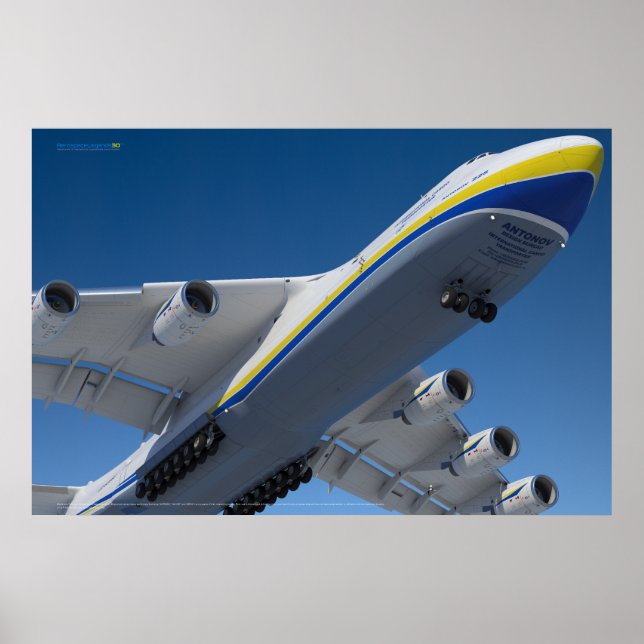 Affiche An-225 Mriya : l'avion le plus grand du monde 3D (Devant)