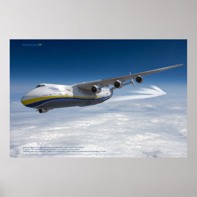 Affiche An-225 Mriya : l'avion le plus grand du monde 3D (Devant)