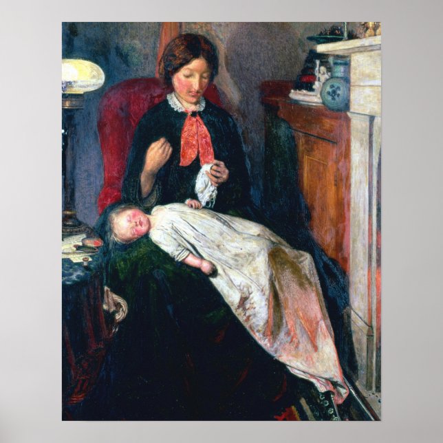 Affiche An English Fireside of 1854-5 (Devant)