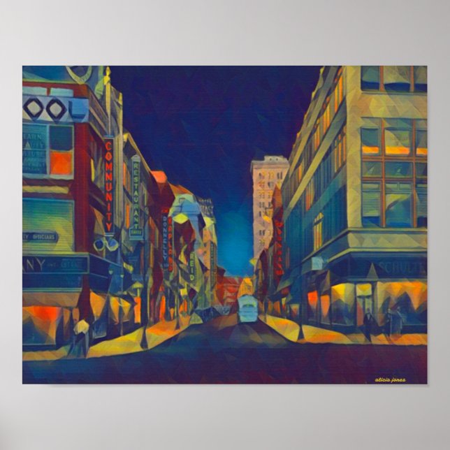 Affiche An Evening on Broad Street (Devant)