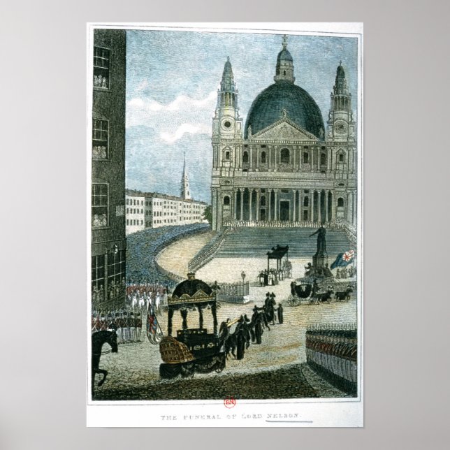 Affiche An exact representation of the grand funeral car (Devant)