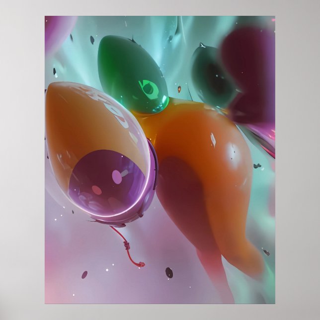 Affiche AnachroTechnocracy - Ken Gage Abstrait (Devant)