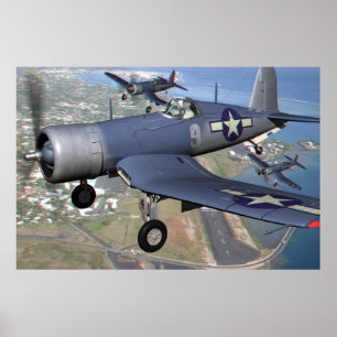 Affiche Anaglyphe 3D F4U