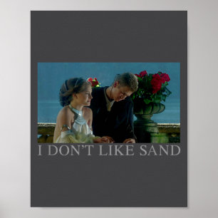 Affiche Anakin & Padme Film Ster Je n'aime pas le sable