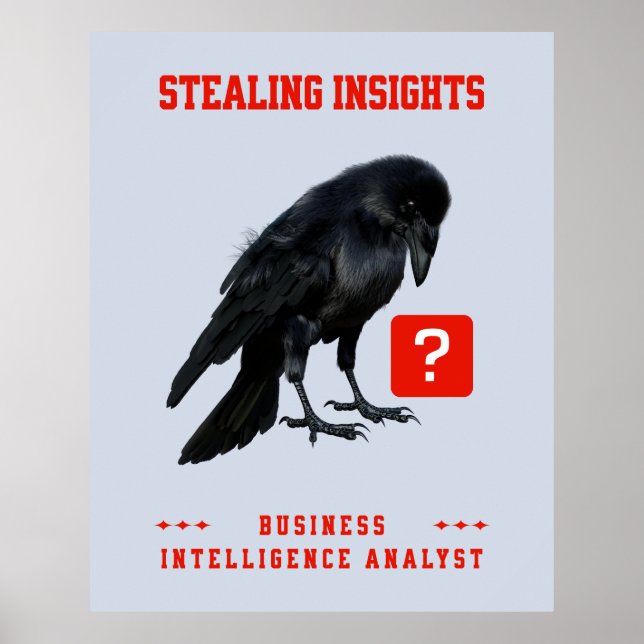 Affiche Analyste en intelligence d'affaires Crow (Devant)