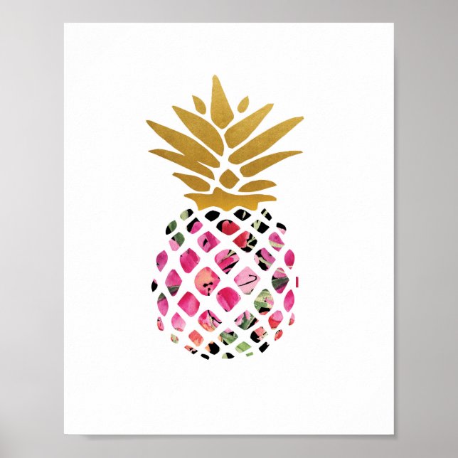 Affiche Ananas - Art Print - Décor (Devant)