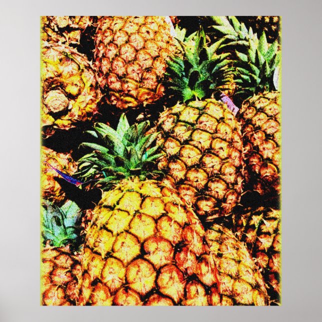 Affiche "Ananas" Jolie photo. Commandez dès maintenant  (Devant)
