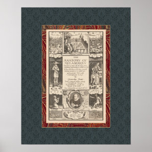 Affiche Anatomie d'antiquité fascinante mélancolique