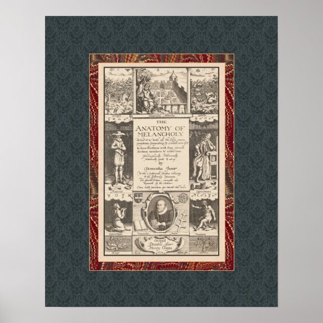Affiche Anatomie de la mélancolie Fascinante Antique (Devant)