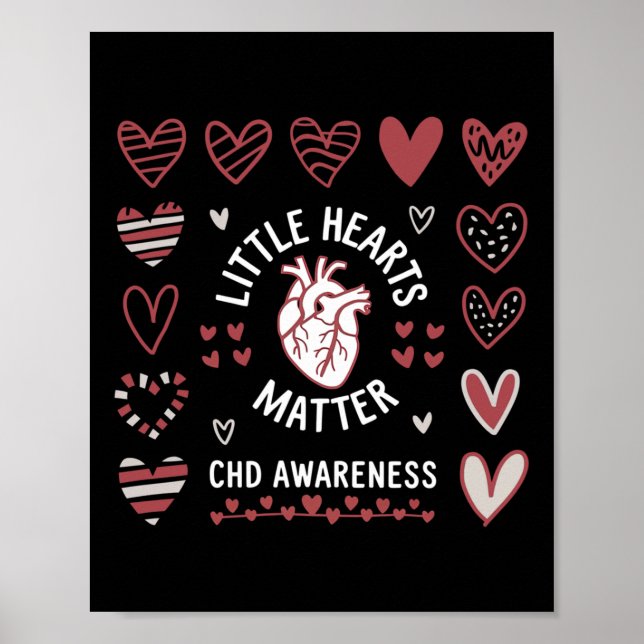 Affiche Anatomie du coeur Valentine Conscience de l'enfant (Devant)