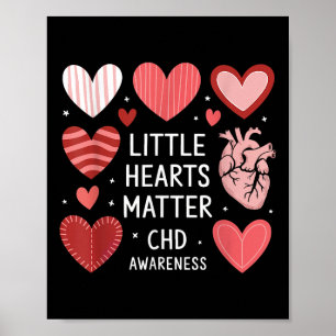 Affiche Anatomie du coeur Valentine Little Heart Chd
