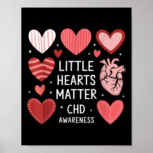 Affiche Anatomie du coeur Valentine Little Heart Chd (Devant)