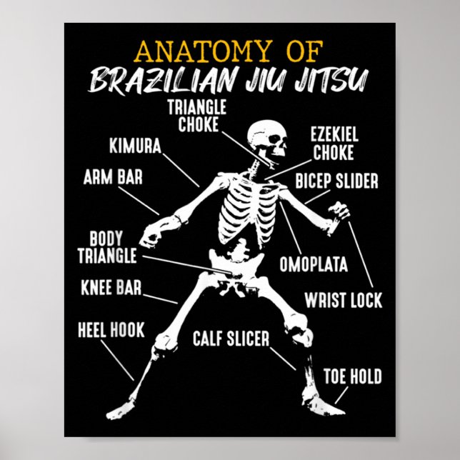 Affiche Anatomie d'un Jiu Jitsu brésilien (Devant)