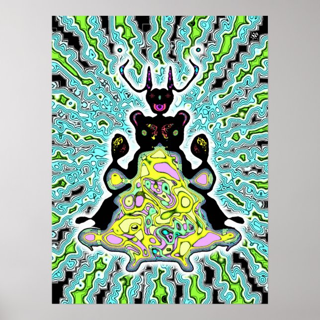 Affiche Anatomie secrète d'un hamster spatial v2 (Devant)