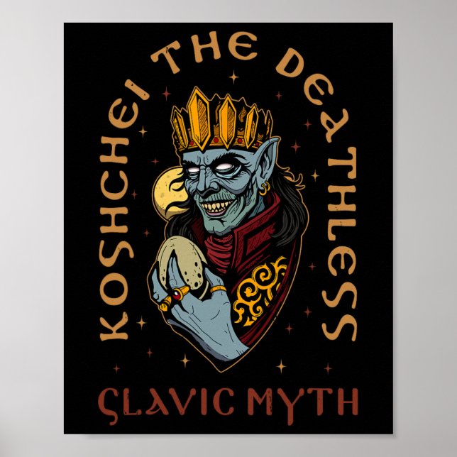 Affiche Ancestralité de Koshchei l'Immortel Païanisme Ukra (Devant)