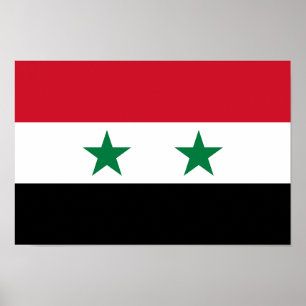 Affiche Ancien drapeau de Syrie