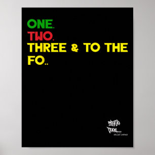 Affiche Ancien Hip hop Rap Merch Un Deux Trois Devis 9