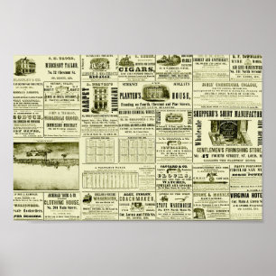 Affiche Ancien journal