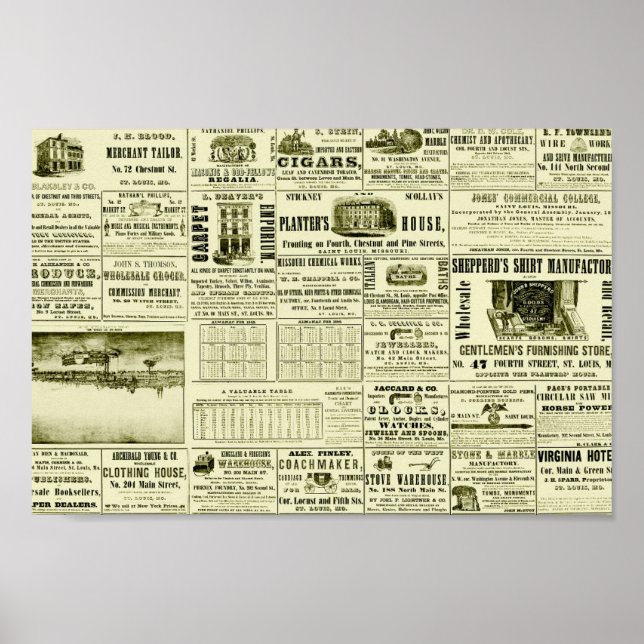 Affiche Ancien journal (Devant)