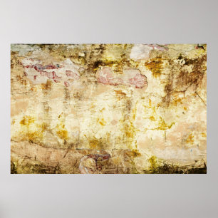 Affiche Ancien mur endommagé fond abstrait, vieilli, archi