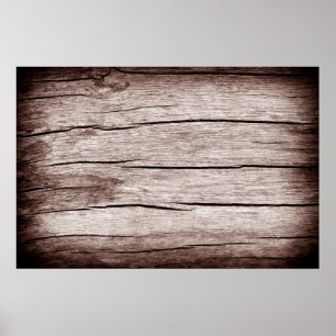 Affiche Ancien parquet avec fissures, Vieux bois texture