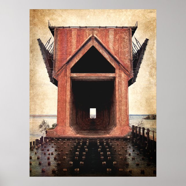 Affiche Ancien quai en fer (Devant)