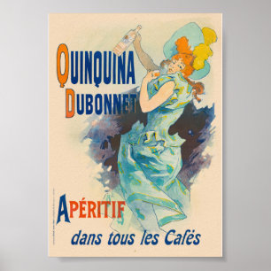 Affiche ancienne Apéritif Quinquina Dubonnet 1895