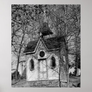 Affiche Ancienne chapelle en rondins