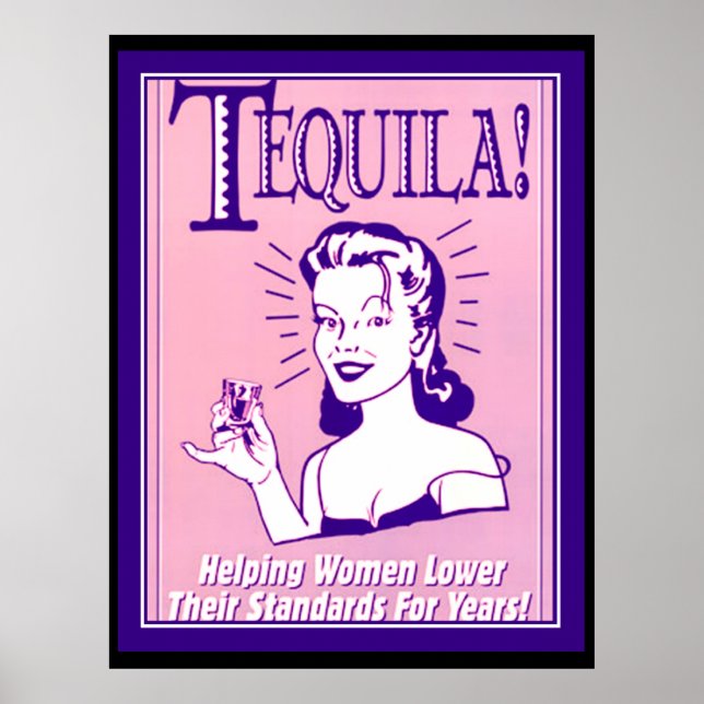 Affiche ancienne de tequila Boisson Tequila (Devant)