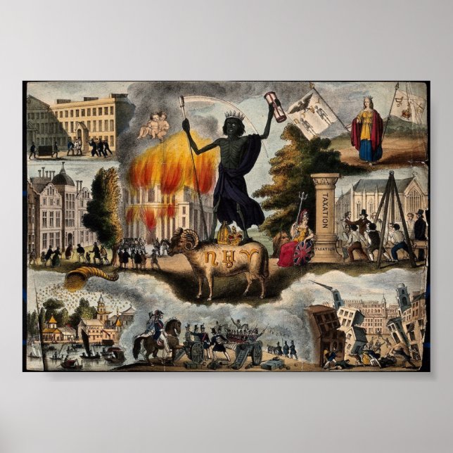 Affiche Ancienne description de l'Apocalypse (Devant)