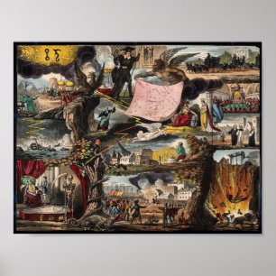 Affiche Ancienne description de l'Apocalypse