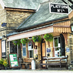 AFFICHE ANCIENNE GARE