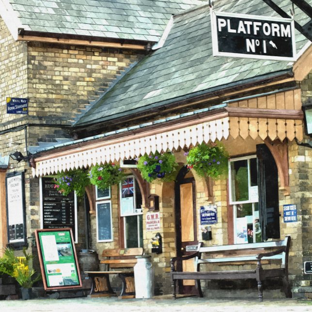 AFFICHE ANCIENNE GARE (Créateur téléchargé)