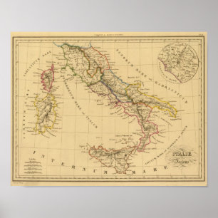 Affiche Ancienne Italie