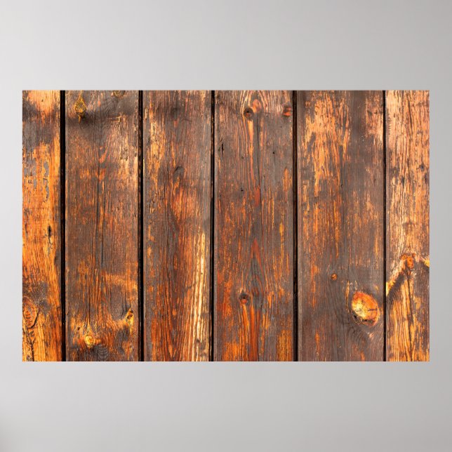 Affiche Anciennes planches patinées textureabstraite arriè (Devant)