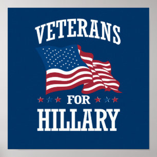 AFFICHE ANCIENS COMBATTANTS DE HILLARY