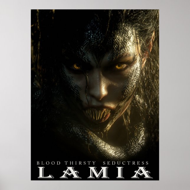 Affiche Ancient Beast & Creatures: LAMIA (Devant)