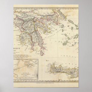 Affiche Ancient Greece, southern