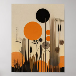 Affiche Ancient Japanese Art Print 1849 vintage