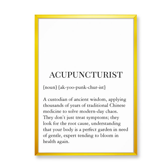 Affiche Ancient Wisdom Acupuncture Wall Art Wall Chart (Acupucture clinic wall decor art,  acupuncture wall chart)
