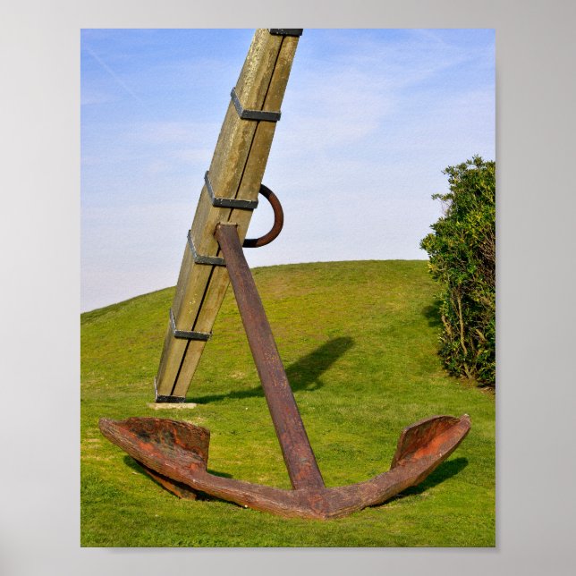 Affiche Ancrage marin aux Sables d'Olonne en France (Devant)